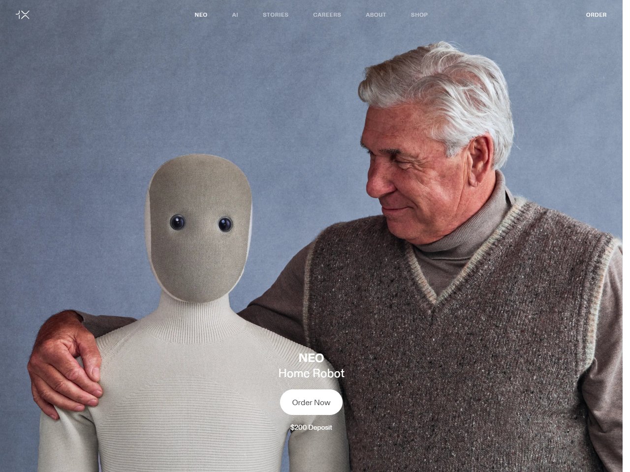 Screenshot of 1X Neo