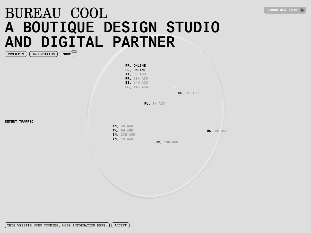 Screenshot of Bureau Cool