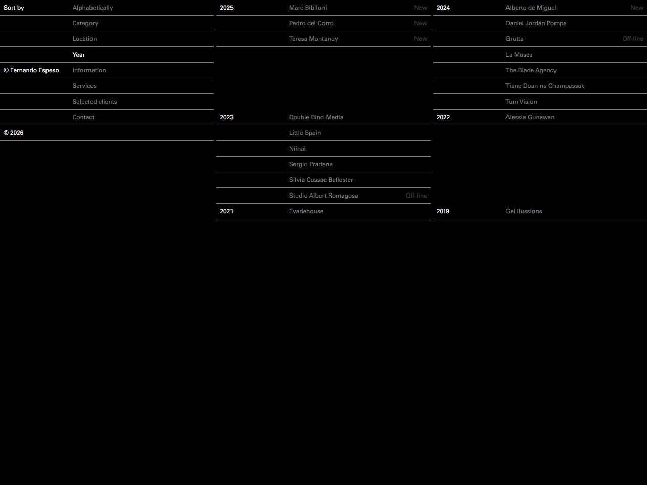 Screenshot of Fernando Espeso