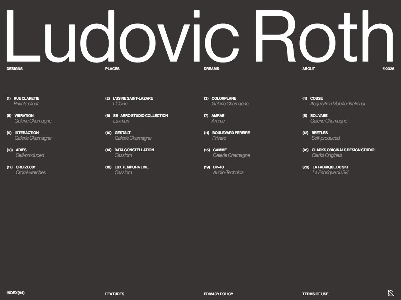Screenshot of Ludovic Roth