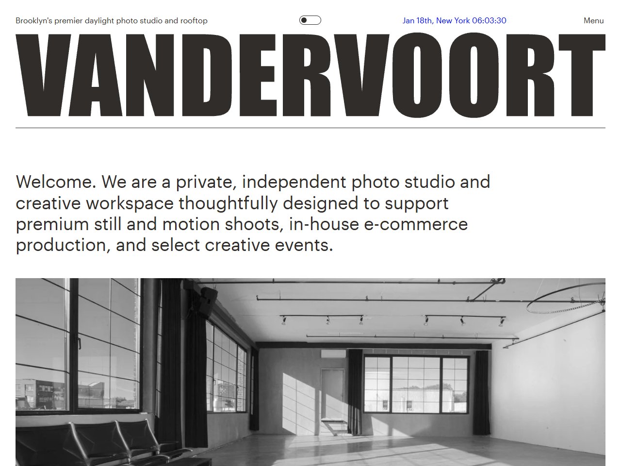 Screenshot of Van Der Voort